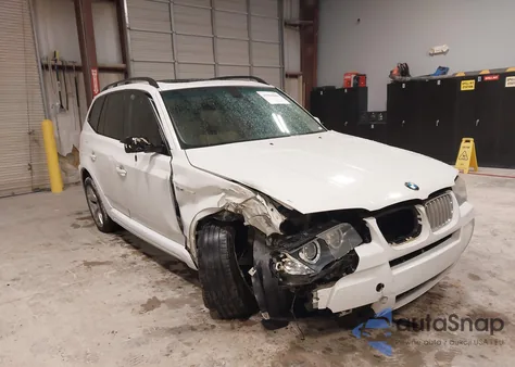 2007 BMW X3 3.0Si from USA, damaged, VIN WBXPC93487WF23899